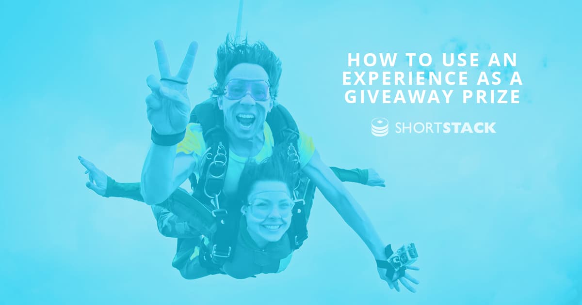 How to Use an Experience as a Giveaway Prize (And Why You Should)