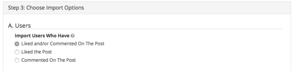 Choose Import Options for Facebook and Instagram Comments as Contest Entries