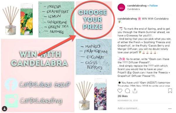 Designed for Insights for Facebook and instagram Comments as Constest Entries