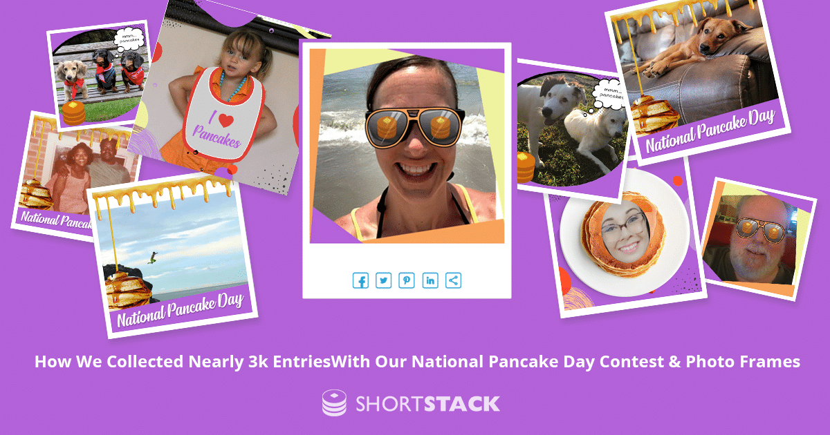 How We Collected Nearly 3k Entries + Some Amazing UGC With Our National Pancake Day Contest & Photo Frames