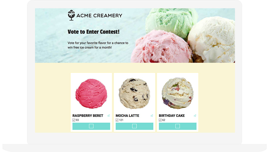 Vote to Enter Template