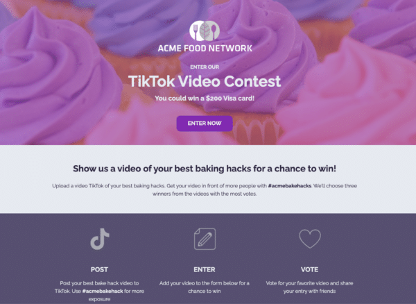 ACME-Food-Network-Tiktok-Video-Contest