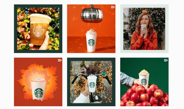 Startbucks-Official-Instagram-Page-Elegant-Feed-Snapshot