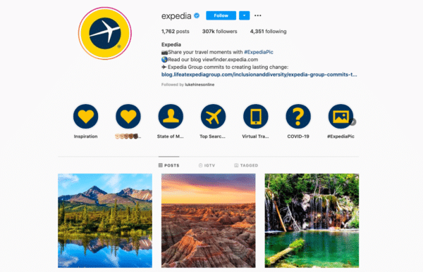 Expedia-Official-Instagram-Page