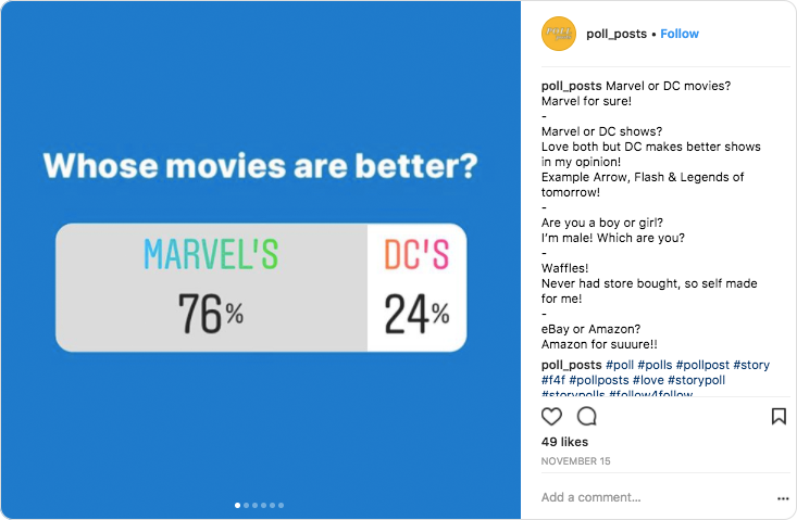 Instagram Polls for Stories