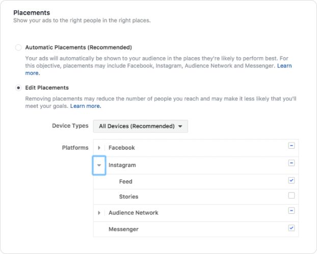 Instagram Ad Placement UX