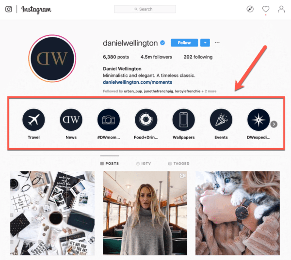 Re-use stories in your Page for Instagram Stories in your Marketing
