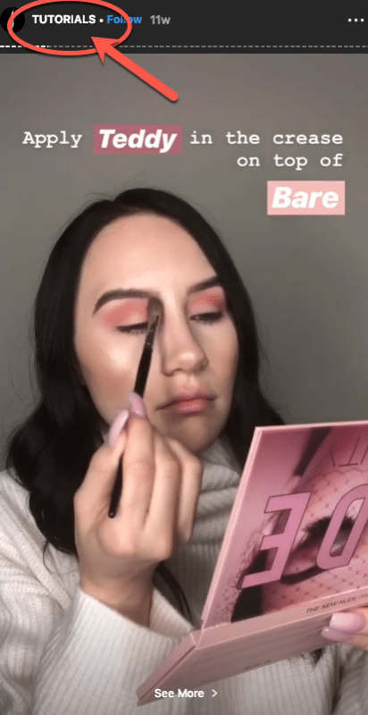 Makeup brand Sephora for Instagram Stories in your Marketing