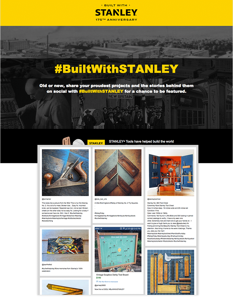 Hashtag contest by Stanley tools