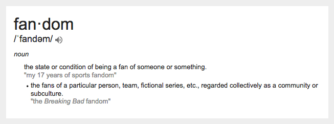 fandom definition