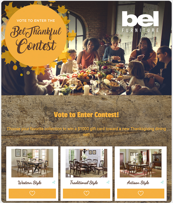 Built with ShortStack's Vote to Enter Giveaway template