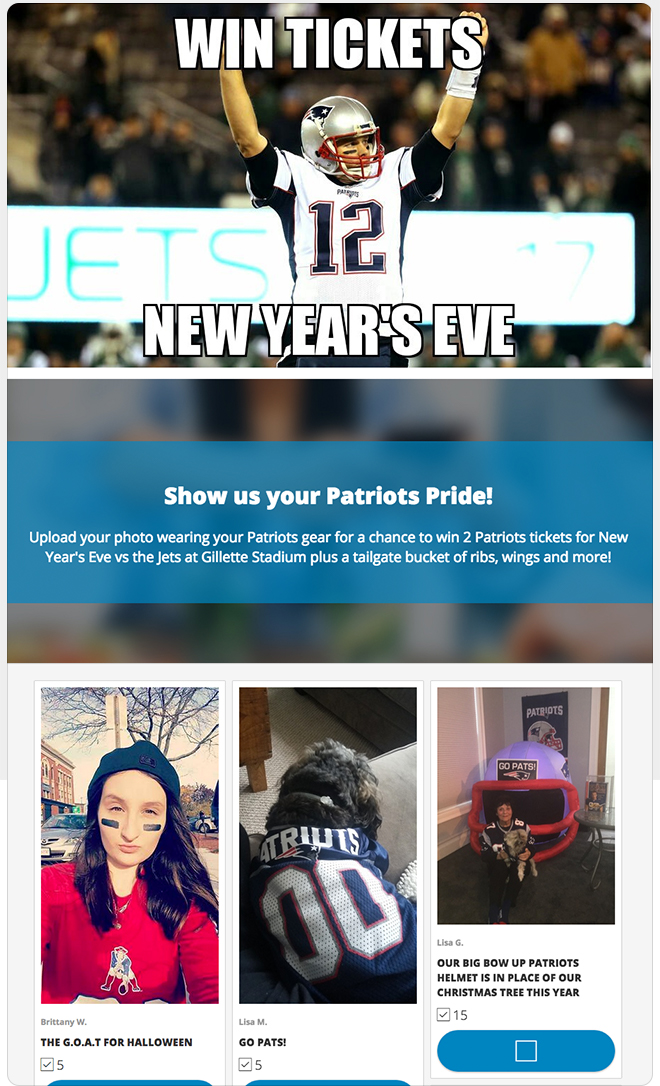 Photo Voting Contest built with ShortStack