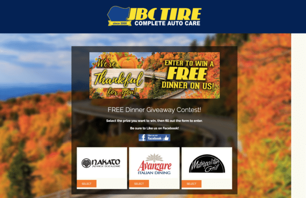 Qualifying Leads by JBC Tire for Interactive Leads