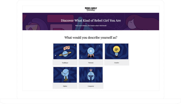 Timbuktu Labs, Inc, is using a personality quiz to collect thousands of leads