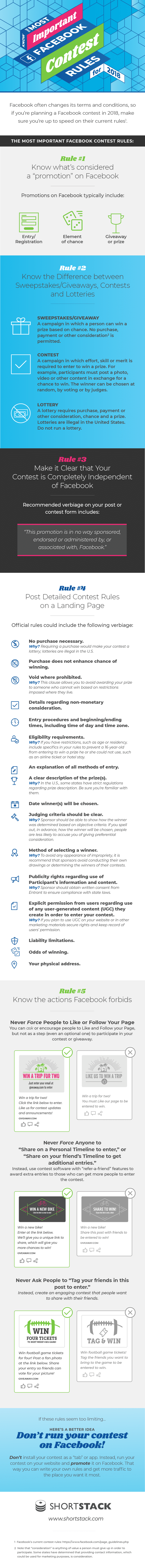 Know the Most Important Facebook Contest Rules for 2020 [Infographic]