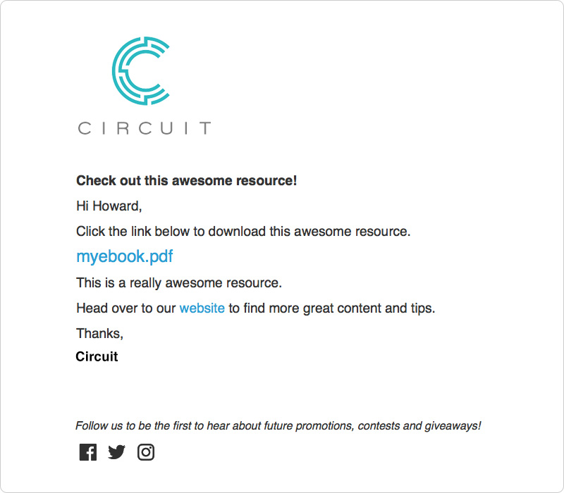 Scheduled Content Download template
