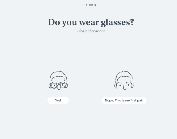 Do you wear glasses Please choose one Yes and Nope, this is my first pair for problems