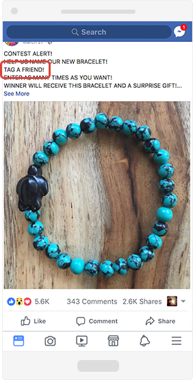 Facebook Contest Violation