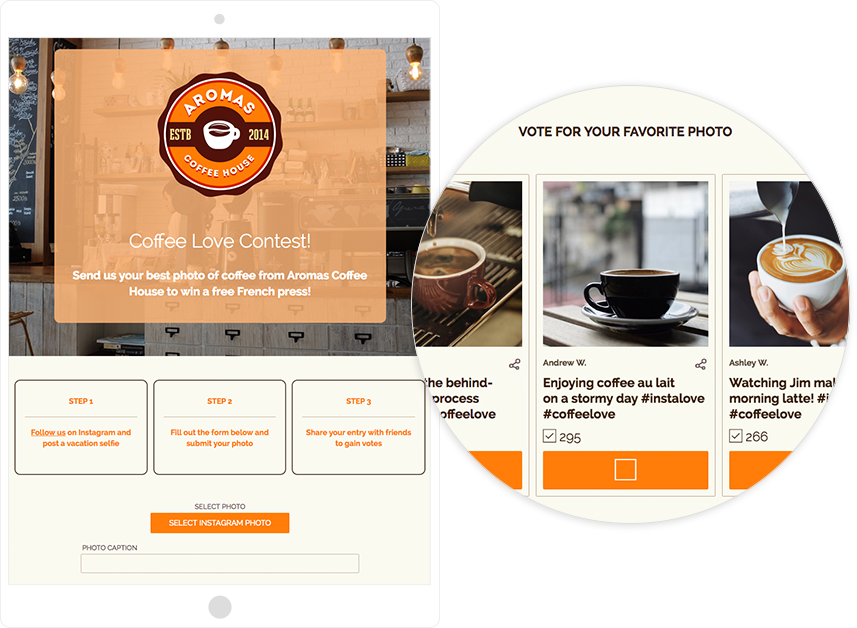 Instagram Photo Voting Contest
