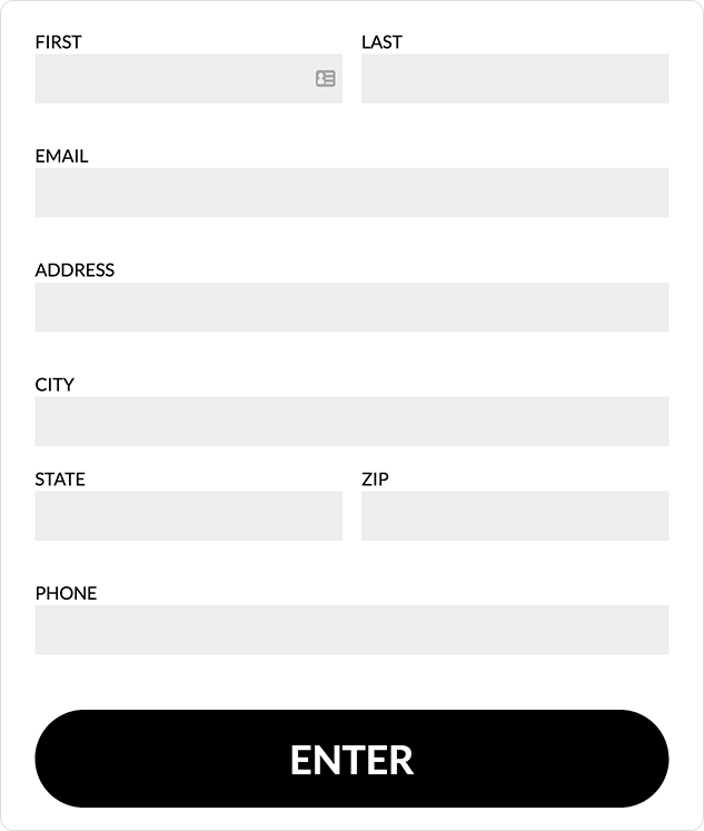 Greedy form, asking for lots of information from the user