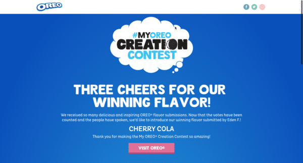 Daily, weekly, or monthly winners for contest winner