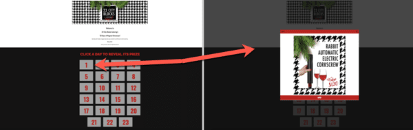 Gamified prizes like city blocks for Contest Marketing