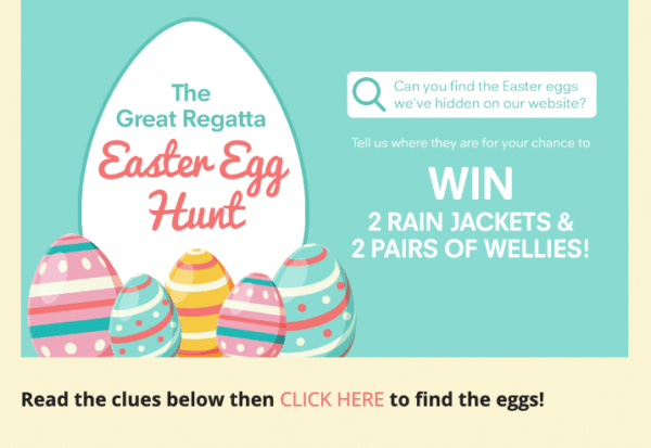 Gamified prizes like easter egg hunt for Contest Marketing