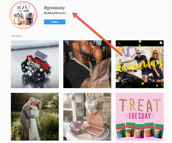 giveway for Contest Marketing