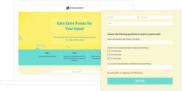 Earn Extra Points Template