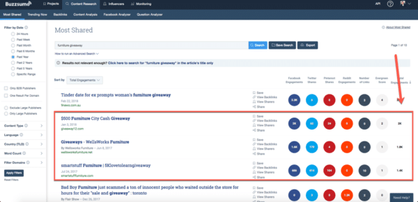 Promotional Giveaway Idea - Research virality 1