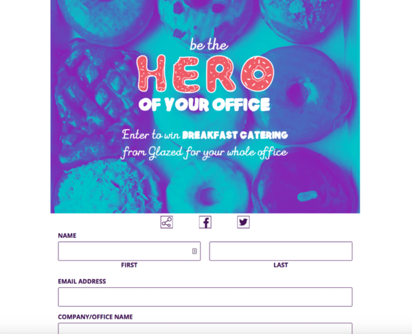 Promotional Giveaway Idea - Food and hampers