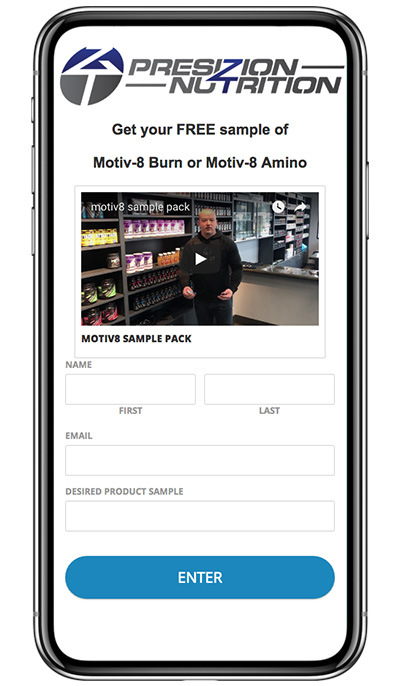 Presizion Nutrition’s Free Sample Giveaway Form