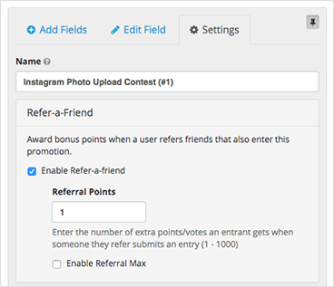 ShortStack's Refer-a-Friend feature