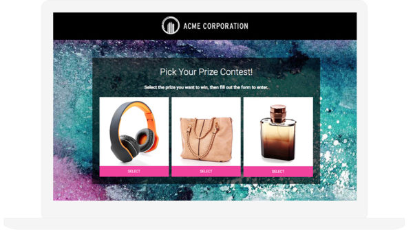 Pick Your Prize Template