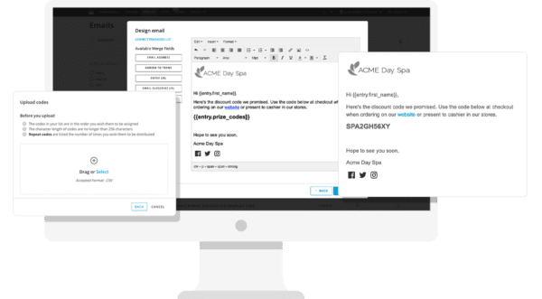ShortStack Analytics Running Recurring Contests Sales Coupon Code Redeem