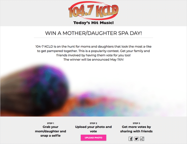 Case-Studies-104.7-KCLD-Win-a-mother-daughter-spa-day