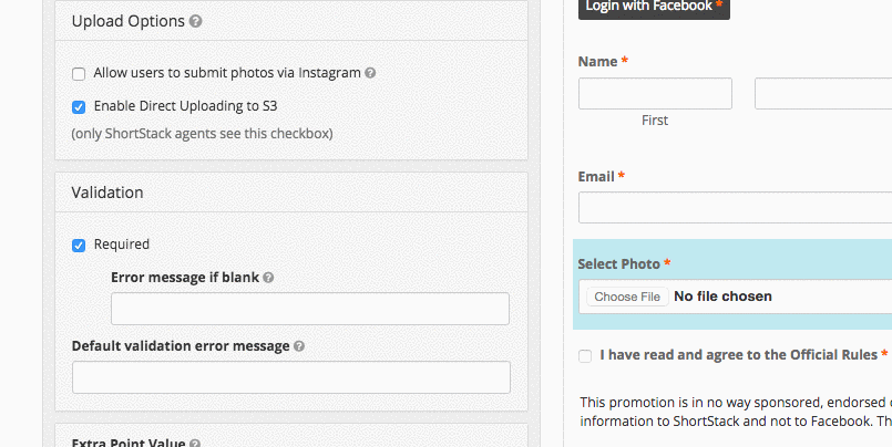 Add Instagram Option