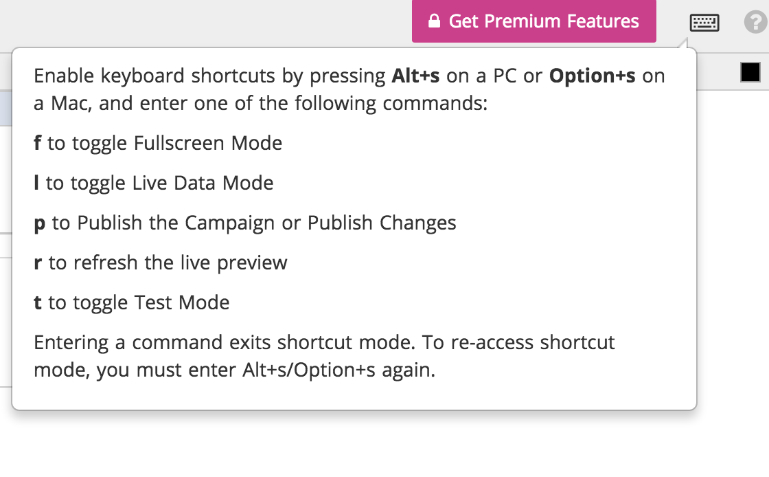 Get Premium Features
