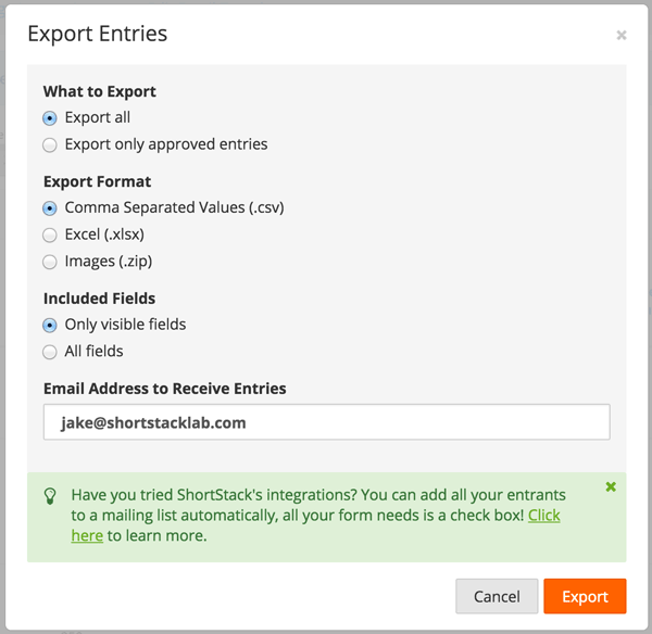 ShortStack Updates - September 2015
