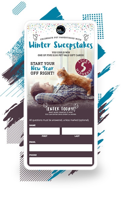 Pet Valu’s “Celebrate Pet Parenthood” Winter Sweepstakes