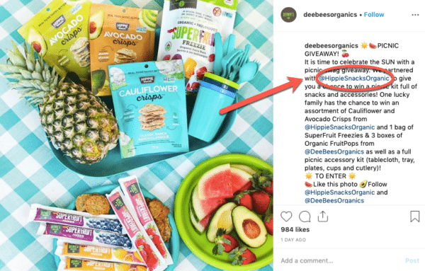 Collaborations for social media contest trends