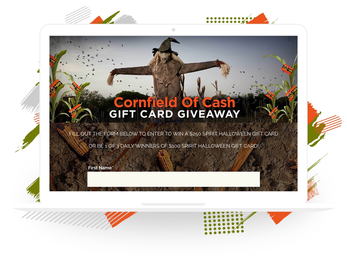 Spirit Halloween Superstores’ “Cornfields of Cash” Gift Card Giveaway