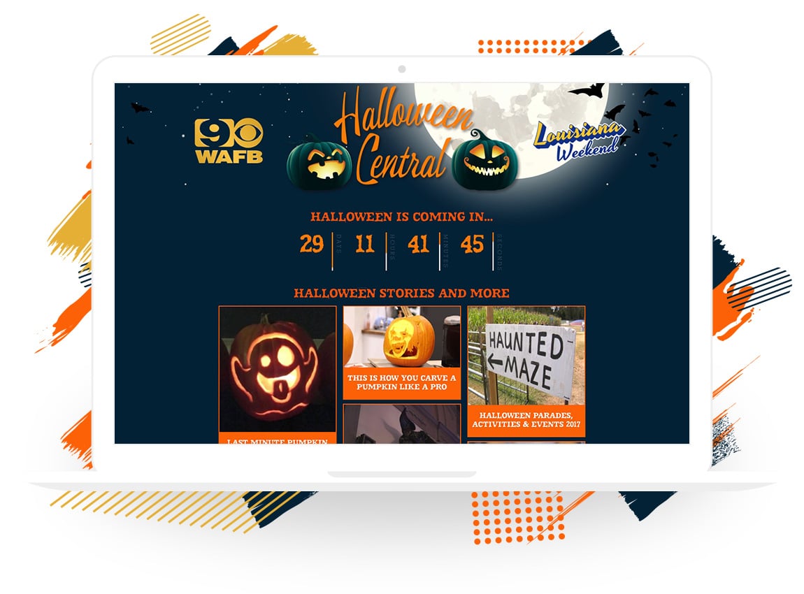 WAFB’s Halloween Central Landing Page