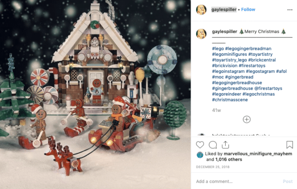 user generated content from lego for Holiday Marketing