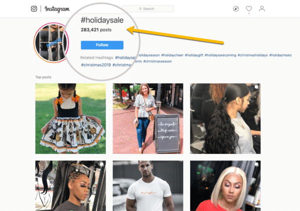hashtags for Holiday Marketing