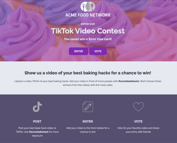 Acme-Food-Network-Tiktok-Video-Contest