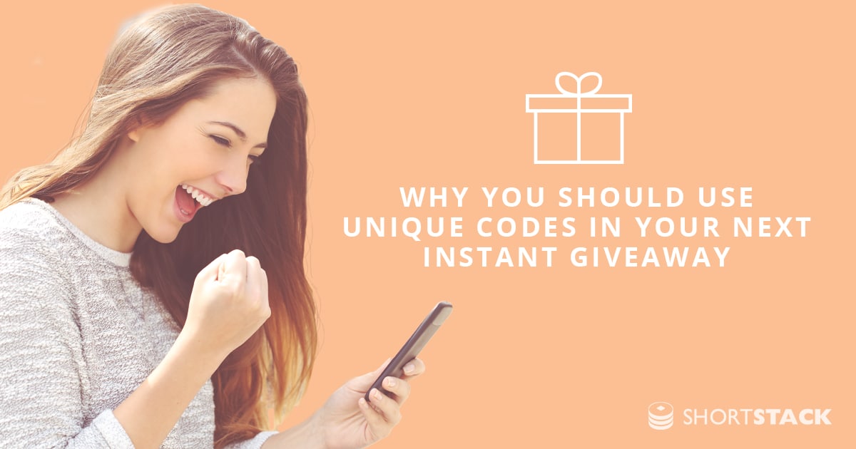 Why You Should Use Unique Codes in Your Next Instant Giveaway