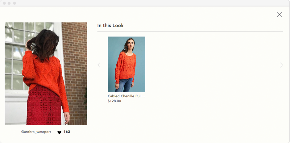 Anthropologie's User-Generated Content