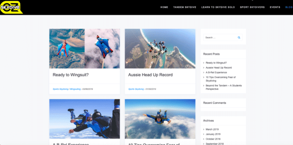 Skydive OZ for Skeptical Online World