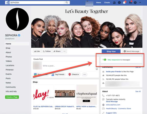 Fast response like Sephora for Skeptical Online World